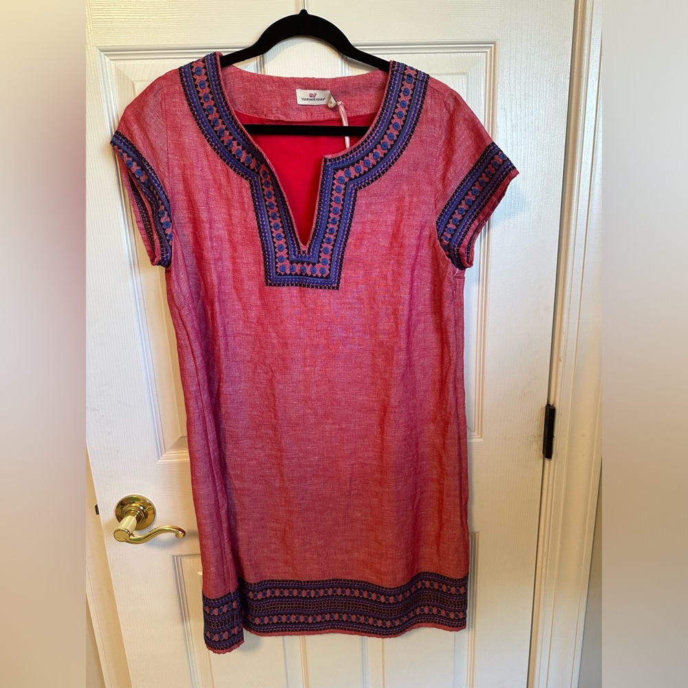 Vineyard Vines Embroidered Tunic Dresss